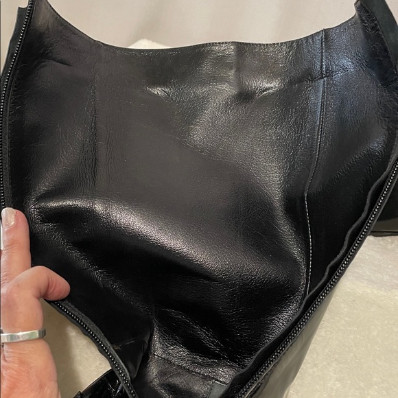 Alberta Ferrttetti Black Patent Leather Boots - Picture 7 of 16